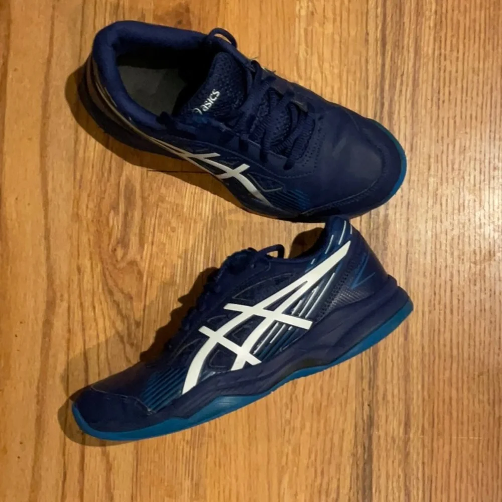 ASICS: Boy’s Gel Grade 8 Blue Expanse/White Tennis SHOES Size 5